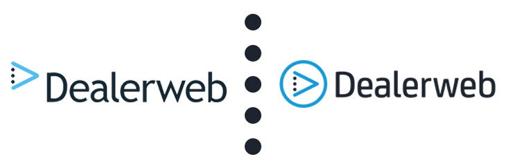 Dealerweb logo before and after